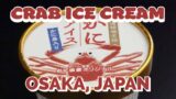 Crab Ice Cream, Kani Doraku, Osaka, Japan