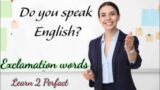 DAILY USE ENGLISH WORD'S | EXELAMATION WORD'S (PART 30)
