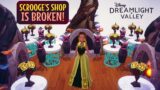 DISNEY Dreamlight Valley. Scrooge Is a SCAMMER! These Items Are ALWAYS In His Shop!
