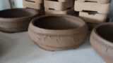DIY Bonsai Pot-making a small round terracotta pot
