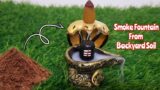 DIY Terracotta Clay Shivling Smoke Fountain Making || Smoke Fountain Shivling Making With Mitti..