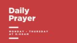 Daily Prayer – Tuesday