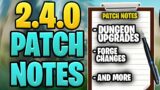 Dungeon Update, Arbiter Glitch, + More | 2.4.0 Patch Notes | The Cycle Frontier