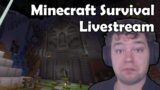 Erebor build in Minecraft Survival Livestream