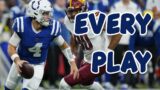 FIRST LOOK at Sam Ehlinger || Colts vs. Washington