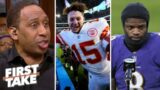 FIRST TAKE | "This year for Kansas City Chiefs" Stephen A. destroys Lamar Jackson & Ravens in AFC
