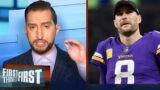 FIRST THINGS FIRST – ''Ultimate Humiliation''- Nick mocks Kirk Cousins, Vikings loss to Cowboys 3-40