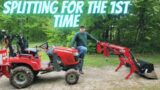 FRONT LOADER UNINSTALL TUTORIAL for MASSEY FERGUSON GC1725MB TRACTOR