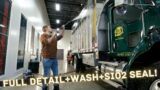 FULL DETAIL and TOUCHLESS WASH on a FILTHY KENWORTH CHIP TRUCK!