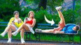 FUNNY Wet Fart Prank in Central Park! Territory-Claiming Farts!
