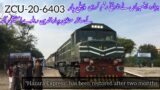 First time Arrival of ZCU-20 with Hazara Express at M.B.Din Railway Station || Train and Tracks ||