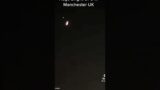 Fleet of UFOs Manchester UK night sky #shorts