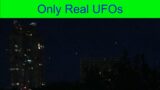 Fleet of UFOs over Miami Beach, Florida.