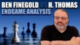 GM Ben Finegold Analyzes His Old Endgame Wins: Ben Finegold vs H. Thomas