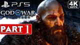 GOD OF WAR RAGNAROK Gameplay Walkthrough Part 1 FULL GAME [4K 60FPS PS5] – No Commentary