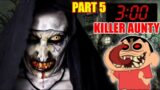GTA 5 : Killer AUNTY Killed FRANKLIN and SHINCHAN in GTA 5 || KILLER AUNTY KILL SHINCHAN PART 5