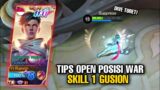 GUSION FASTHAND COMBO DIVE TURET! TIPS OPEN POSISI WAR SKILL 1 GUSION – Mobile Legends