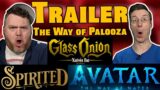 Glass Onion, Avatar 2, Spirited – Trailer Reactions – Trailerpalooza 26
