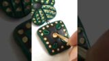 Golden and Green, rare combination Terracotta Earrings #terracottaearringsmaking