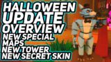 HALLOWEEN UPDATE OVERVIEW – NEW TOWER, NEW SPECIAL MODE, NEW SECRET SKIN – Tower Defense Simulator