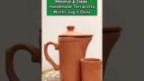 Handmade Terracotta Water Jug, Bottle & Glass collection || Srinus Outlet