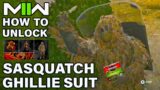 How to UNLOCK the SASQUATCH GHILLIE SUIT in Modern Warfare 2 (Funny Ghillie Suit Ninja Defuse)