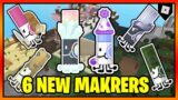 How to get the 6 NEW MARKERS + BADGES in FIND THE MARKERS || Roblox