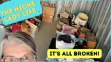 I Can't Believe It Wasn't All Broken – Storage Locker Sort – The Niche Lady Life
