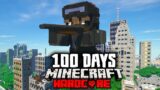 I Survived 100 Days as SWAT in a Zombie Apocalypse in Hardcore Minecraft