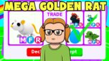 I TRADED MY MEGA GOLDEN RAT  (Adopt me)