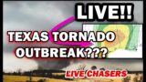 LIVE #IRL: TRACKING TORNADO OUTBREAK| Storm Chasing across Texas| 11/4/2022