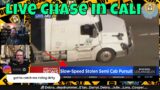 LIVE STOLEN SEMI CHASE AND FIRE & DALLAS STOLEN CAR CHASE