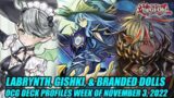 Labrynth, Gishki, & Branded Dolls – Yu-Gi-Oh! OCG Deck Profiles Week Of November 3, 2022