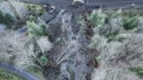 Land slide on Mitkof island halloween 2022
