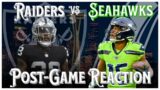 Las Vegas Raiders Vs Seattle Seahawks Post Game Reaction | #JustWinBaby