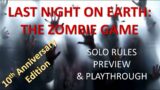 Last Night on Earth – Solo Rules and Playthrough