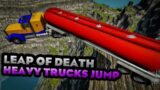 Leap Of Death || Heavy Trucks Jump – BeamNG Drive