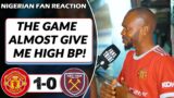 MANCHESTER UNITED 1-0 WEST HAM  ( Wilson -NIGERIAN FAN REACTION) – PREMIER LEAGUE HIGHLIGHTS 2022-23