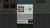 MINECRAFT – HOW TO CRAFT ORANGE TERRACOTTA #shorts