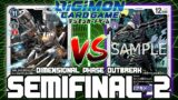 Machinedramon VS Beelzemon!! | Digimon Card Game: BT-11 Dimensional Phase Outbreak (SEMIFINAL 2)