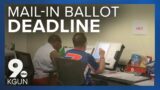 Mail-in ballot deadline ahead of election day