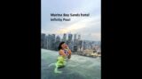 Marina Bay Sands infinity pool- Singapore #shorts #marinabaysands #infinity