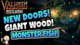 Monster Fish! Dwarven Doors! Giant Wood Pieces! – Valheim Mistlands Sneak Peek!