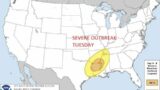 Monster Storm System Tuesday To Bring severe Thunderstorms Violent wedge Tornadoes