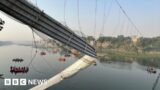 Morbi bridge collapse leaves dozens dead in India – BBC News