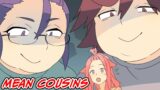 My twin cousins who are staying with me were very mean to me for some reason… [Manga Dub]