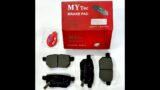 MyTec Corolla Rear Disc Brake Pads Set 2009 to 2022
