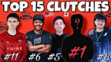 NA STAGE 4 | TOP 15 BEST CLUTCHES | CODM World Championship 2022
