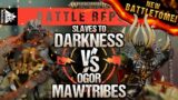 **NEW BATTLETOMES!** Slaves to Darkness vs Ogor Mawtribes | Age of Sigmar Battle Report