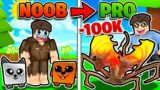 NOOB To PRO INSTANTLY With $100,000 ROBUX! (Roblox Clicker Simulator)